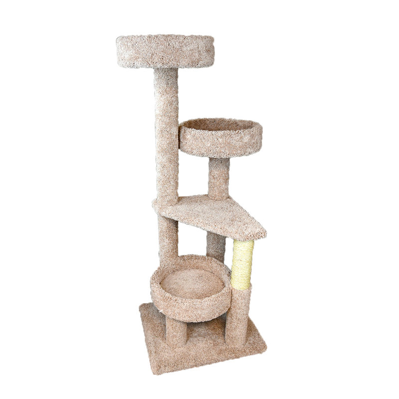 New Cat Condos 61 Lounger Cat Tree Reviews Wayfair